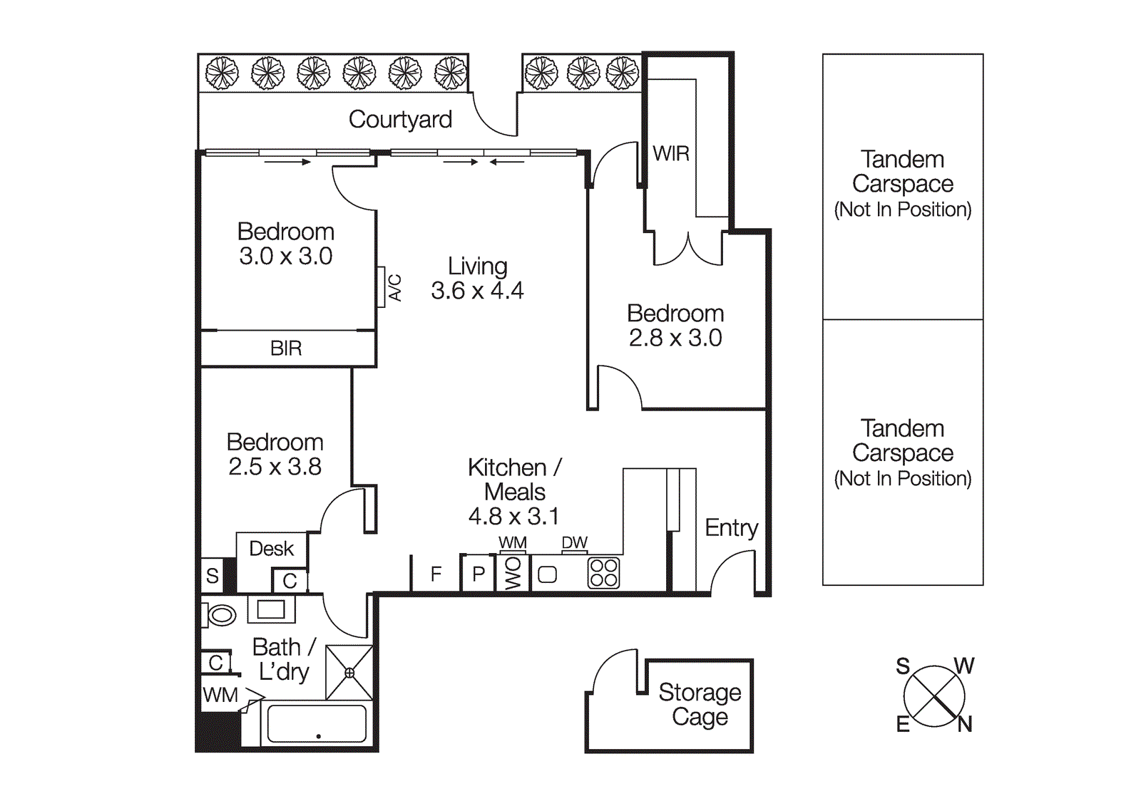 G01/2 Rouse Street, Port Melbourne VIC 3207 - Floorplan