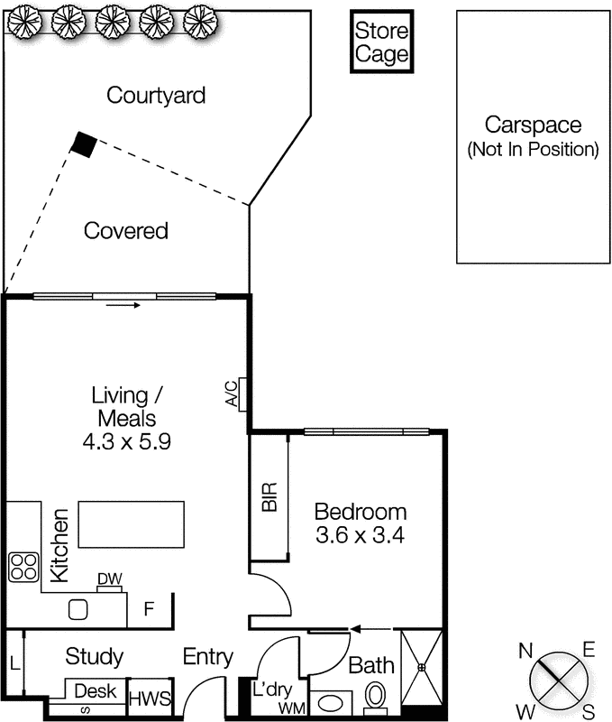 G02/77 Nott Street, Port Melbourne VIC 3207 - Floorplan