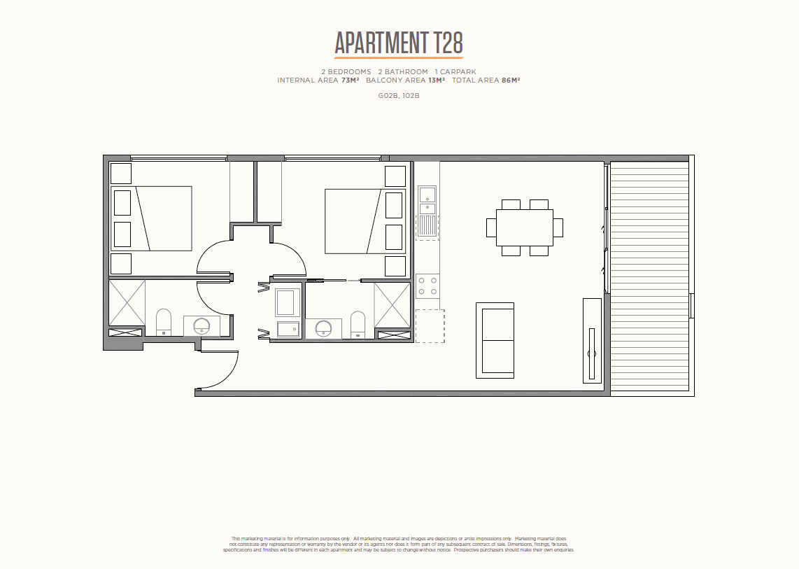 G02B/57 Middleborough Road, Burwood VIC 3125 - Floorplan