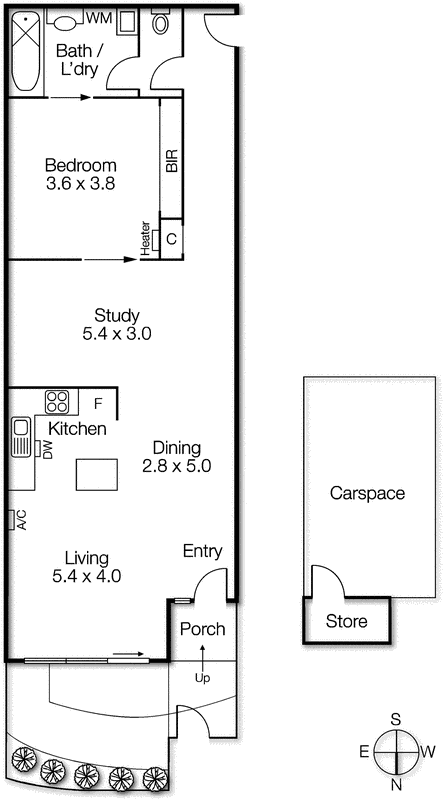 G06/3-7 Alma Road, St Kilda VIC 3182 - Floorplan