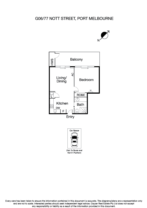 G06/77 Nott Street, PORT MELBOURNE VIC 3207 - Floorplan