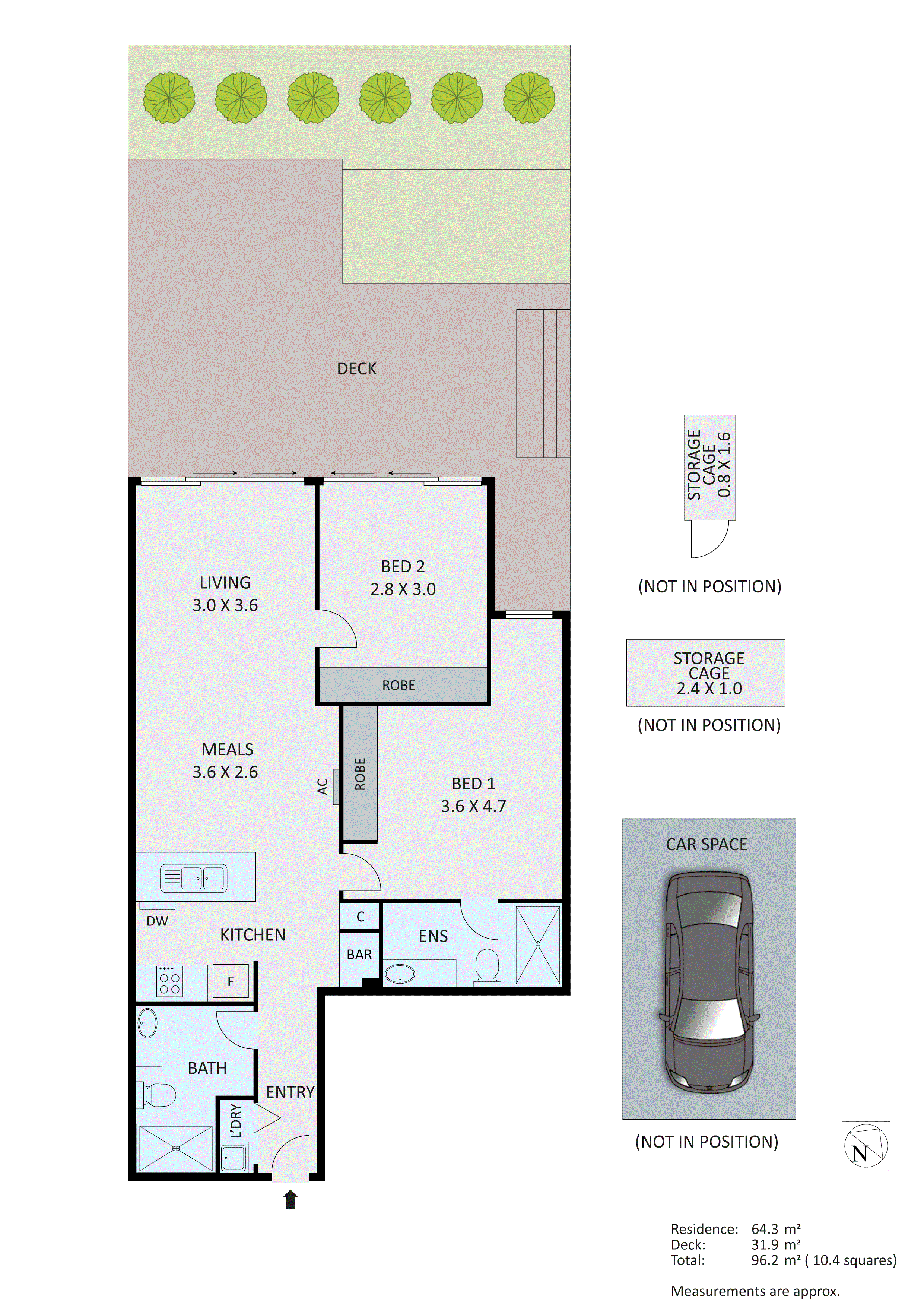 G13/19 Hall Street, Cheltenham VIC 3192 - Floorplan