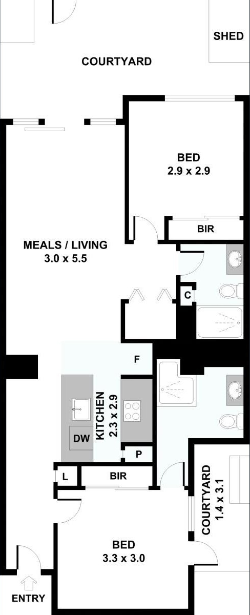 G14/70 Nott Street, PORT MELBOURNE VIC 3207 - Floorplan