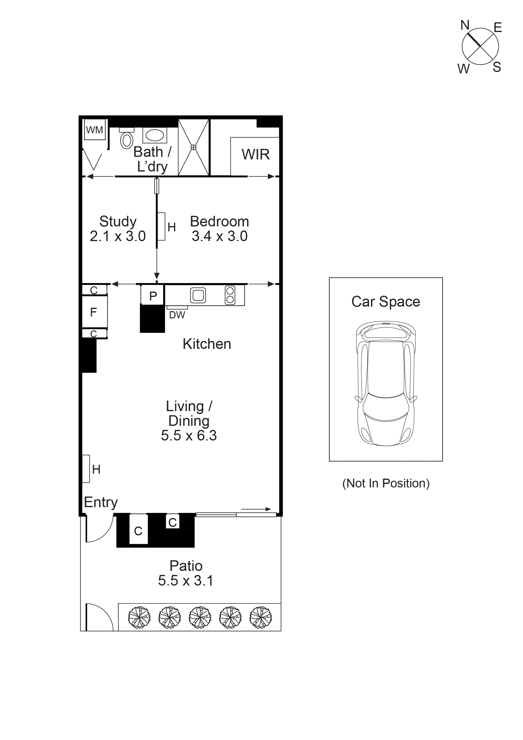G14V/162 Albert Street, East Melbourne VIC 3002 - Floorplan