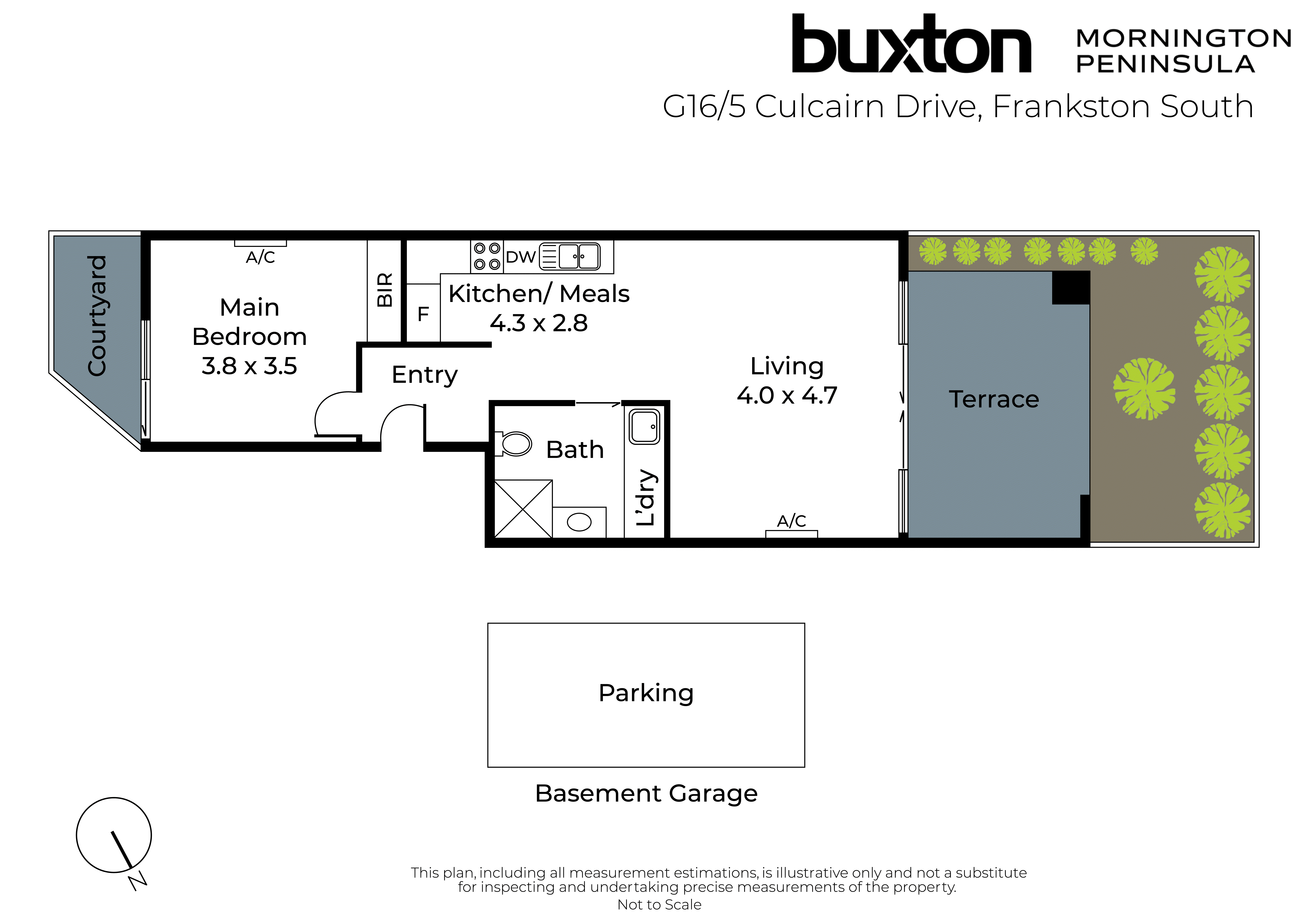 G16/5 Culcairn Drive, Frankston South VIC 3199 - Floorplan
