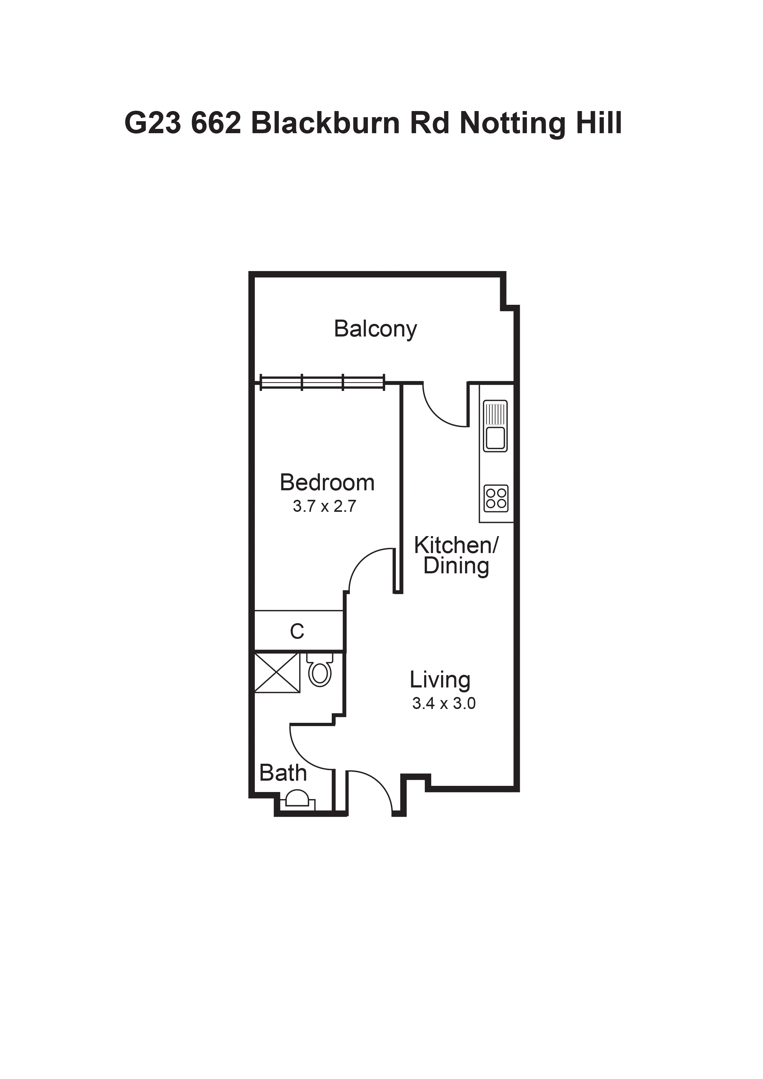 G23/662-678 Blackburn Road, Notting Hill VIC 3168 - Floorplan