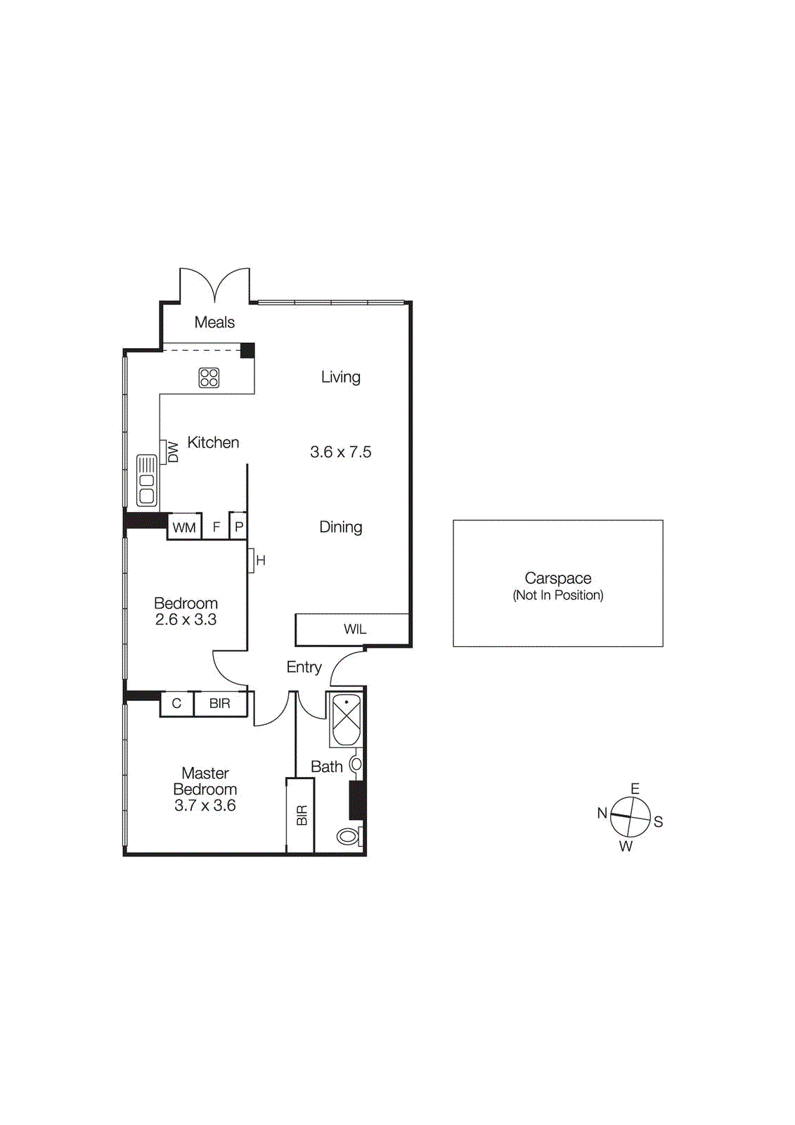 GH/12 Marine Parade, St Kilda VIC 3182 - Floorplan