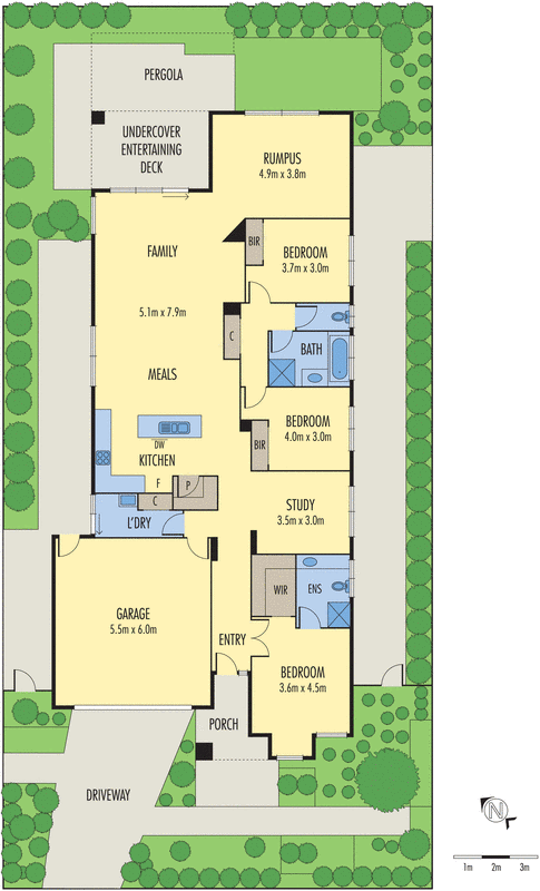 Lot 1047 Silky Oaks Lane, Armstrong Creek VIC 3217 - Floorplan