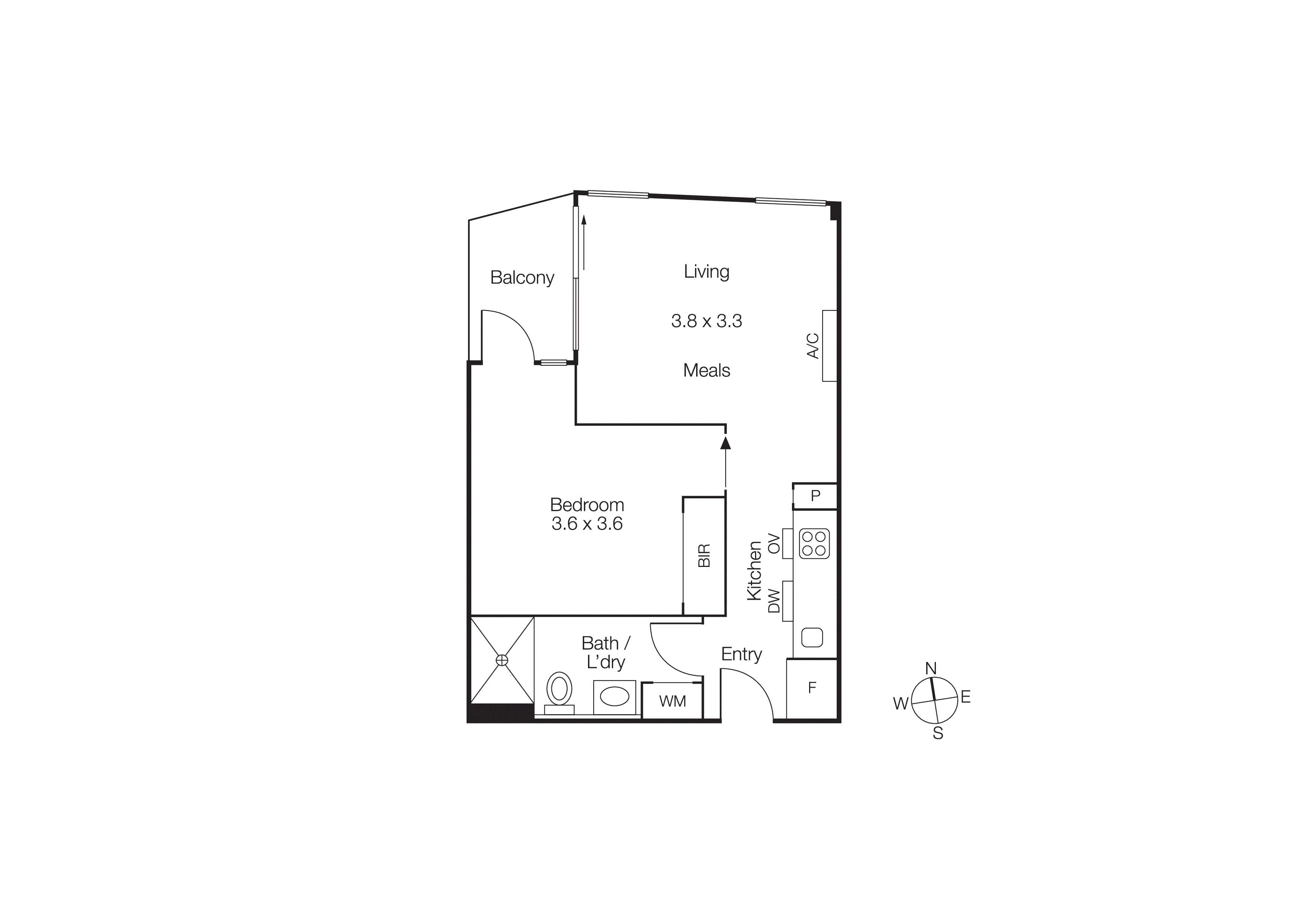 Lot 106 106/196 St Kilda Road, St Kilda VIC 3182 - Floorplan