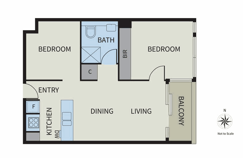 Lot 6 6/11 Flockhart Street, Abbotsford VIC 3067 - Floorplan
