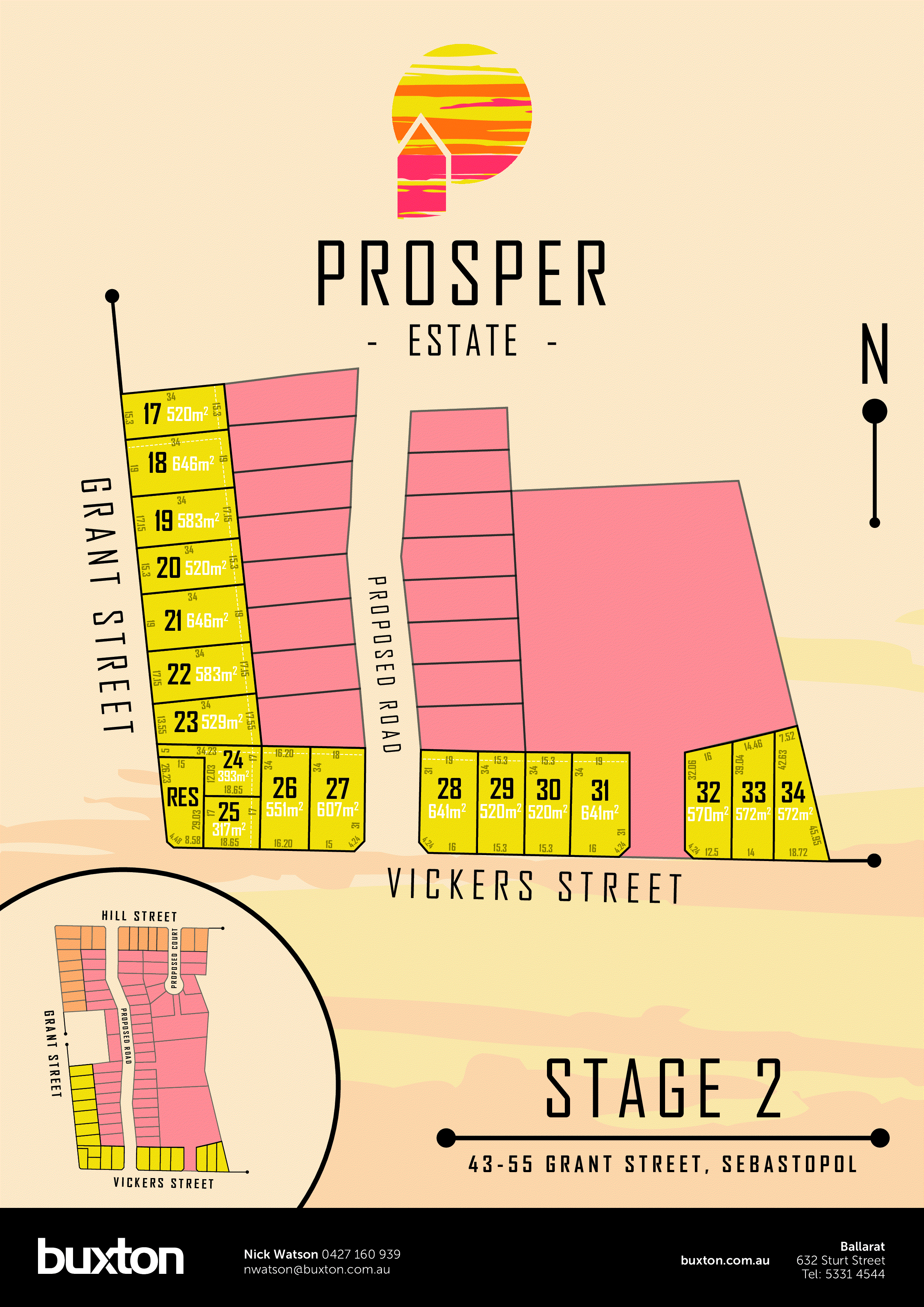 Lot PROSPER ESTATE 43-55 Grant Street, Sebastopol VIC 3356 - Floorplan