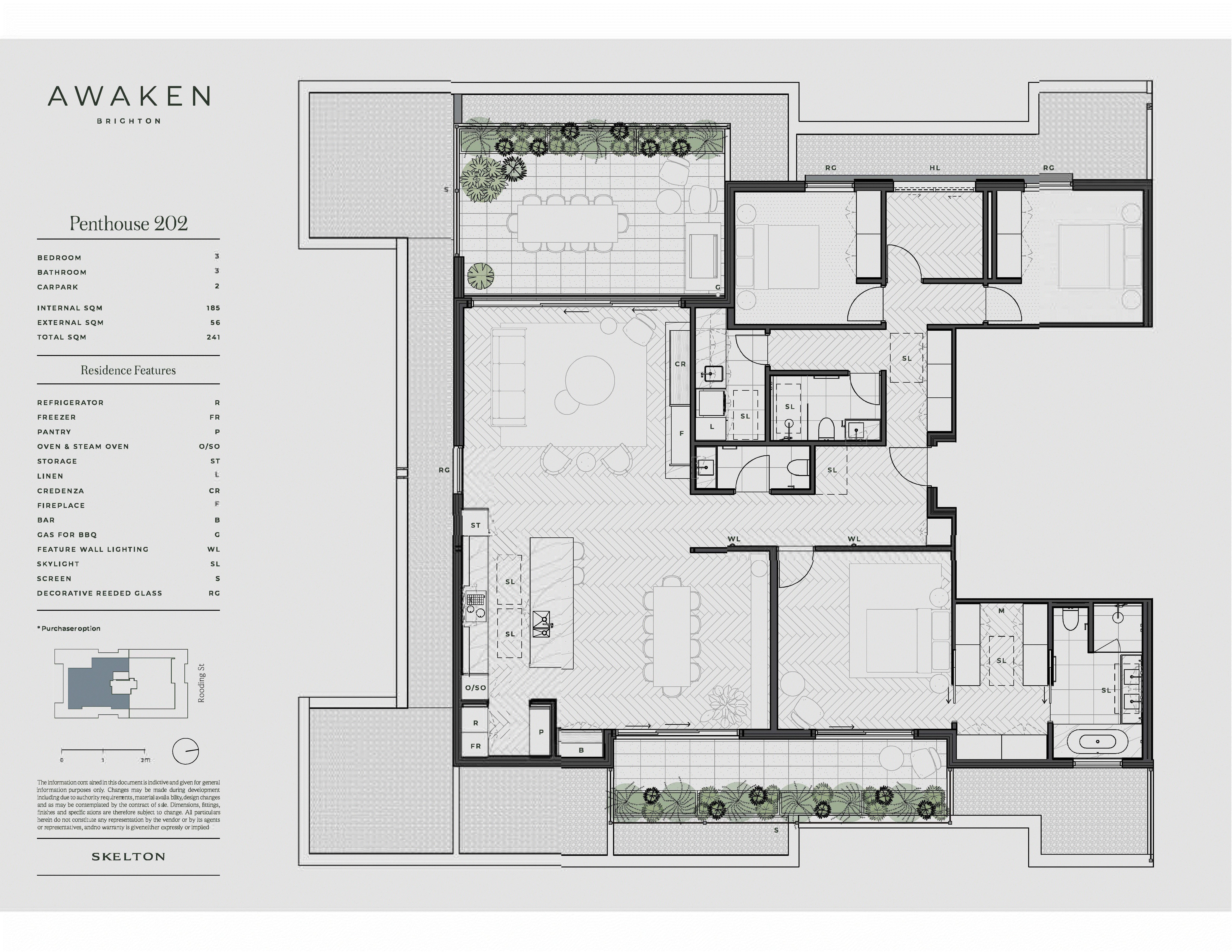 Penthouse/30 Rooding Street, Brighton VIC 3186 - Floorplan