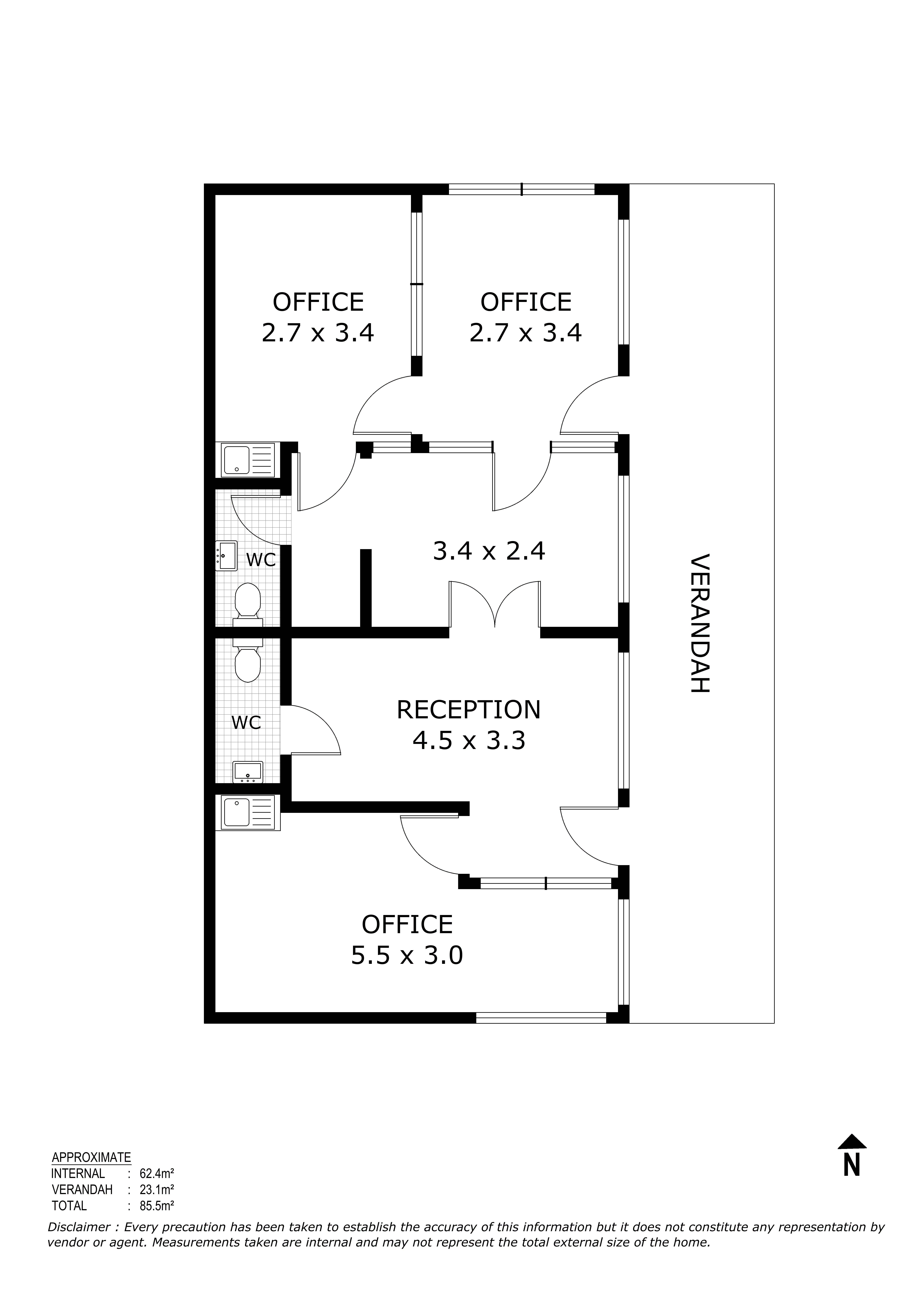 Shops 3 & 4/11-13 Sydney Street, Kilmore VIC 3764 - Floorplan