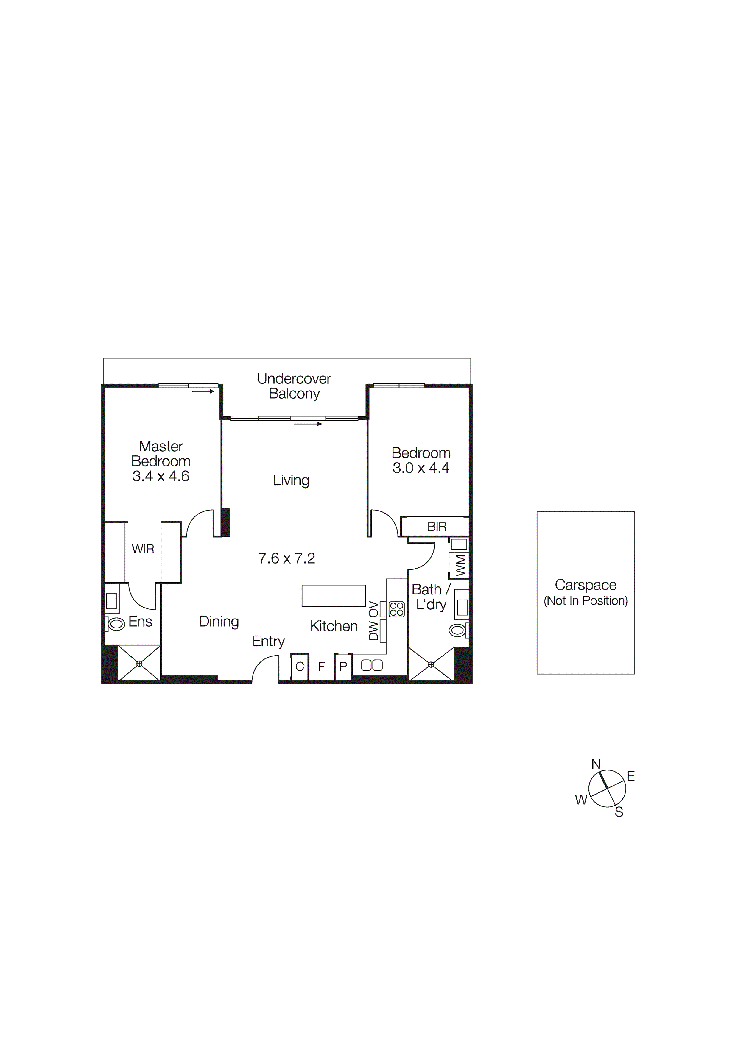 T02/159 Beach Street, Port Melbourne VIC 3207 - Floorplan