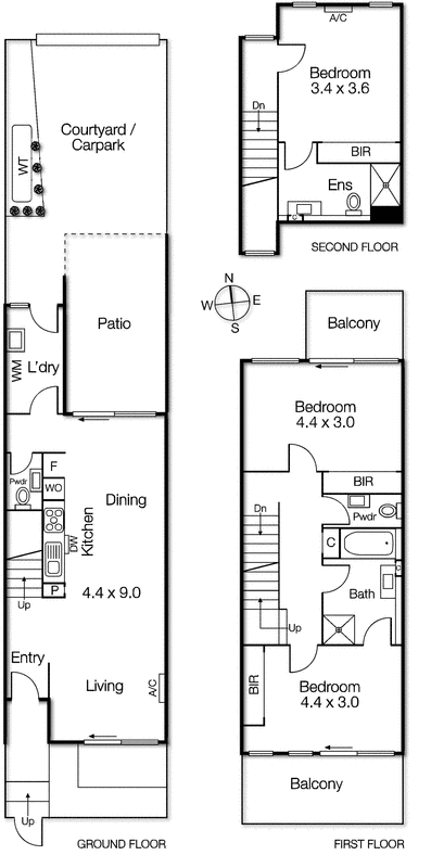 TH8/12 Beith Street, Brunswick VIC 3056 - Floorplan