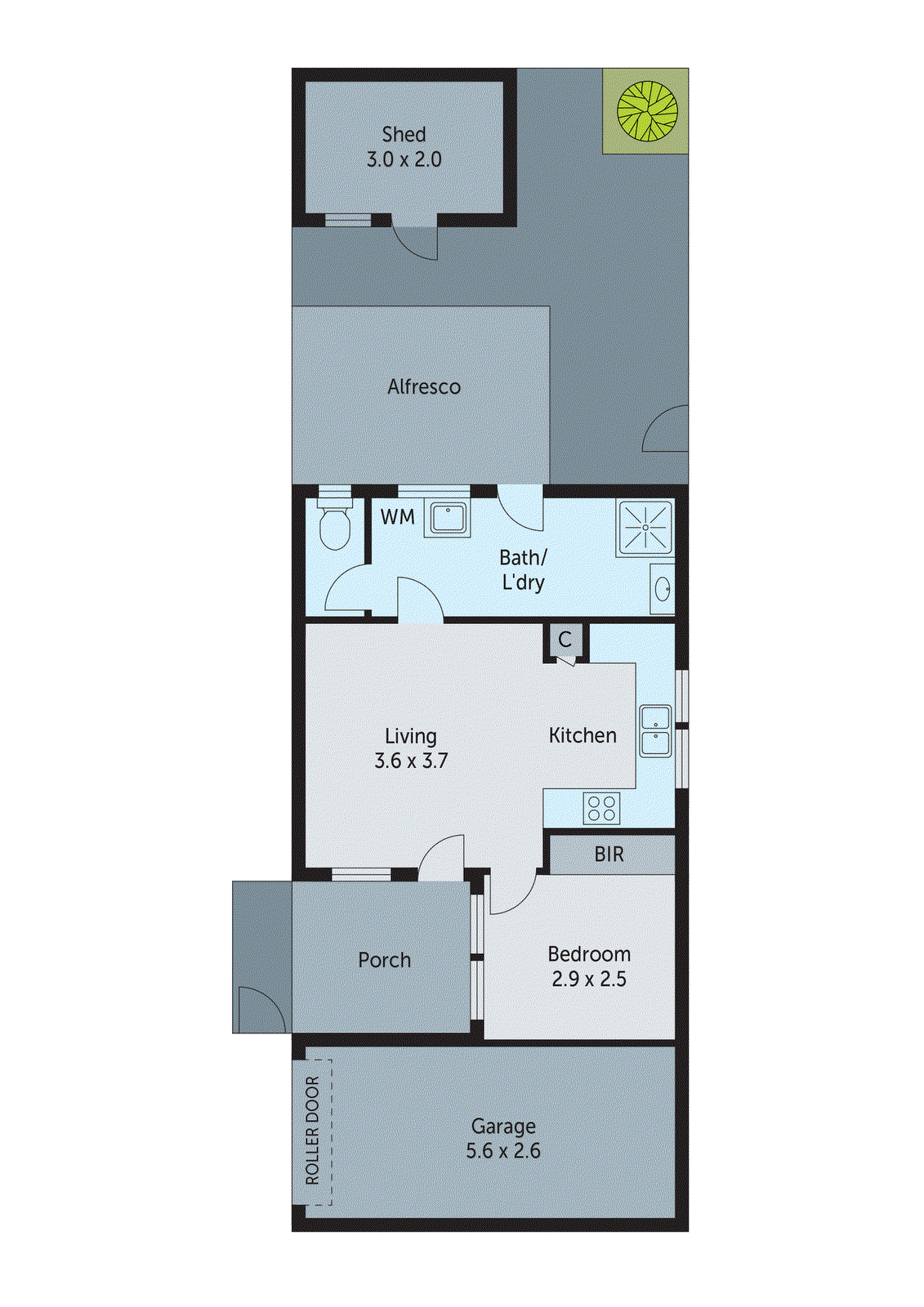 Unit 1/117 Solar Drive, Whittington VIC 3219 - Floorplan